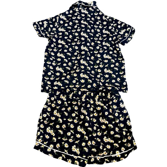 Vera Bradley Short Sleeve Pajama Set Falling Daisies M - Picture 2 of 3